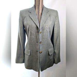 Talbots Plaid 3 Piece Button Down Blazer | Size 4